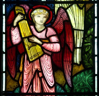 Musical Angel Of Paradise by Edward Burne Jones